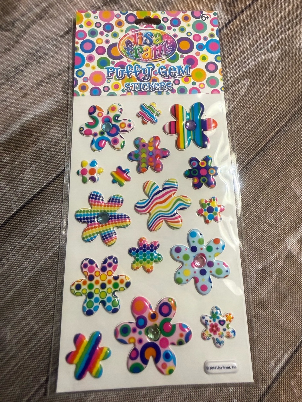 Lisa Frank sticker sheet